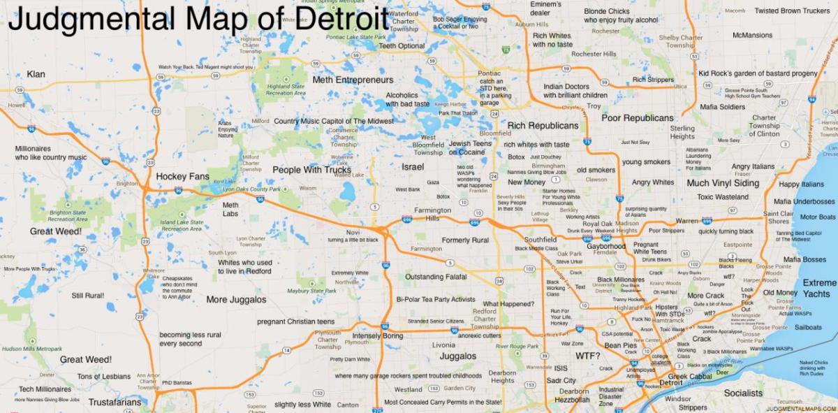 حكمية خريطة ديترويت